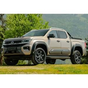 VW Amarok Mk2 2022+ - Çamurluk Kaplaması/Üst, A Plus Sport V1 Stil, Mat Siyah Ürün Yüzeyi, Vkm., Set