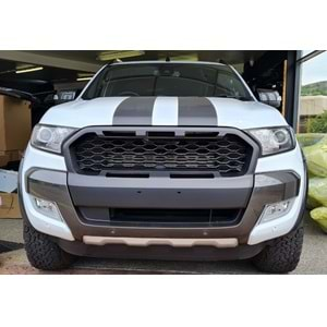 Ford Ranger T6 FL1 2015+ - Panjur Sport Stil, Mat Siyah ABS Set