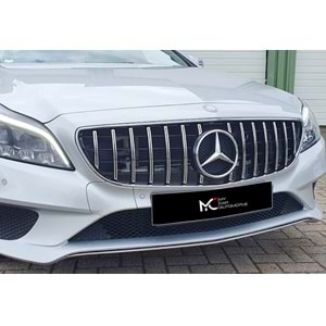 M. Benz C218 FL 2014+ - Panjur GTR Oem Stil, Krm. Şerit Piano Black İç ABS