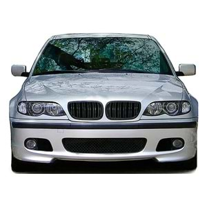 BMW E46 LCI 2001+ - Panjur M3 Stil Çift Çizgi, Piano Black Çerçeve İç Yüzey ABS Set