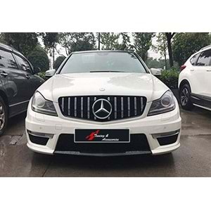 M. Benz W204 2007+ - Panjur GTR Oem Stil, Krm. Şerit Piano Black İç Yüzey ABS