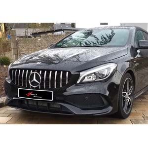 M. Benz C117 2013+ - Panjur GTR Oem Stil, Krm. Şerit Piano Black İç ABS