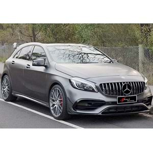 M. Benz W176 FL 2015+ - Panjur GTR Oem Stil, Krm. Şerit Piano Black İç ABS