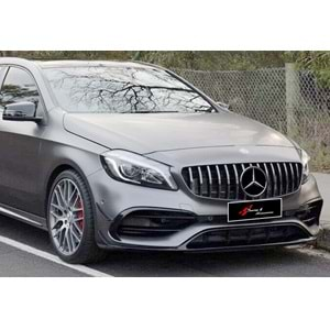 M. Benz W176 FL 2015+ - Panjur GTR Oem Stil, Krm. Şerit Piano Black İç ABS