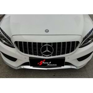 M. Benz W205 2015+ - Panjur GTR Oem Stil, Krm. Şerit Piano Black İç Yüzey ABS