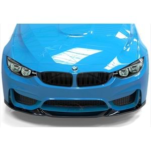 BMW F80 M3 2012+ - Tampon Lipi/Ön, A Pex M3 V1 Stil, Piano Black Parlak Ürün Yüzeyi, Vakum