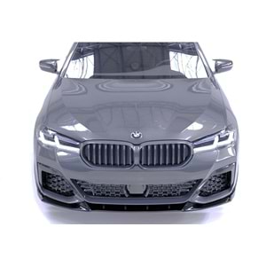 BMW G30 LCI 2020+ - Tampon Lipi/Ön, A Pex M Pack V1 Stil, Piano Black Parlak Ürün Yüzeyi, Vakum