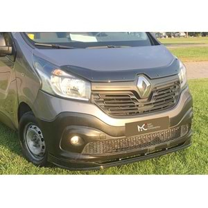 Renault Trafic 3 2014+ - Ön Lip A Plus+ Standart V1 Stil, Piano Black Parlak Ürün Yüzeyi, Vkm.