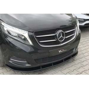 M. Benz W447 2014+ - Ön Lip A Plus+ Standart V2, Piano Black Parlak Ürün Yüzeyi, Vkm.