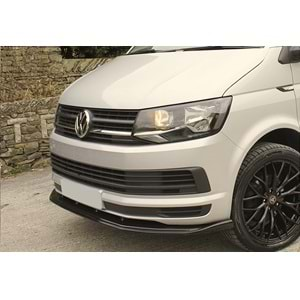 VW Transporter T6.1 2016+ - Ön Lip A Plus+ Standart V2 Stil, Piano Black Parlak Ürün Yüzeyi, Vkm.