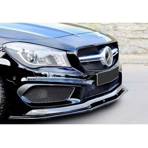 M. Benz C117 2013+ - Ön Lip Max A Plus+ CLA 45 V2 Stil, Piano Black Parlak Ürün Yüzeyi, Vkm.