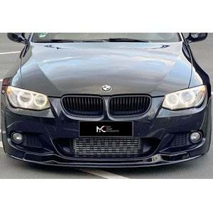 BMW E92 LCI 2009+ - Ön Lip A Plus+ M Sport Arkym Stil, Piano Black Parlak Ürün Yüzeyi, Vkm.