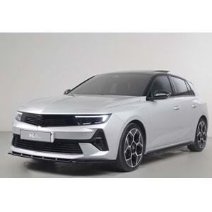 Opel Astra L 2020+ - Tampon Lipi/Ön, A Plus Std. Line V1 Stil, Piano Black Parlak Ürün Yüzeyi, Vakum