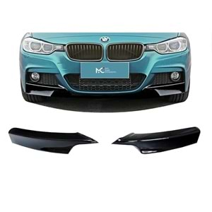 BMW F30 2012+ - Ön Flap A Plus+ M Performance Stil, Piano Black Parlak Ürün Yüzeyi, Vkm., Set