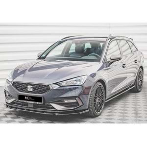 Seat Leon Mk4 2020+ - Tampon Lipi/Ön, A Plus FR V2 Stil, Piano Black Parlak Ürün Yüzeyi, Vakum