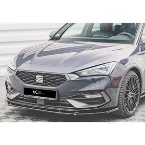 Seat Leon Mk4 2020+ - Tampon Lipi/Ön, A Plus FR V2 Stil, Piano Black Parlak Ürün Yüzeyi, Vakum