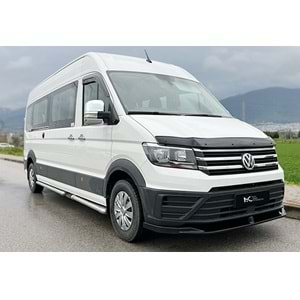 VW Crafter Mk2 2017+ - Ön Lip A Plus+ Standart V2 Stil., Piano Black Parlak Ürün Yüzeyi Vkm.