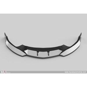BMW i20 2021+ - Tampon Lip/Ön A Plus M Pack V1 Stil, Piano Black Parlak Ürün Yüzeyi Vkm.