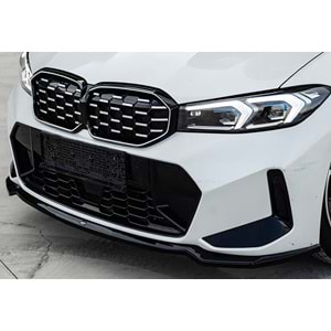 BMW G20 LCI 2022+ - Tampon Lipi/Ön, A Plus M Pack V1 Stil, Piano Black Parlak Ürün Yüzeyi, Vakum