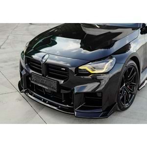 BMW G87 M2 2023+ - Tampon Lip/Ön, A Plus M2 V1 Stil, Piano Black Parlak Ürün Yüzeyi, Vkm.