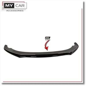 Audi A7 C7 FL 2014+ - Tampon Lipi/Ön, A Plus S7 S Line V1 Stil, Piano Black Parlak Ürün Yüzeyi, Vakum