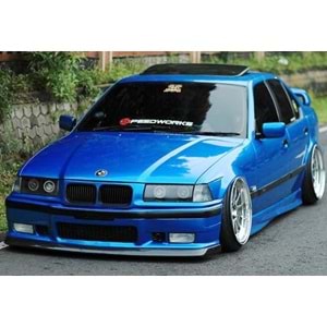 BMW E36 1990+ - Tampon Lipi/Ön, A Plus M3 ACS V1 Stil, Piano Black Parlak Ürün Yüzeyi, Vakum