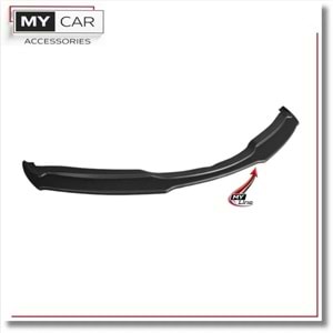 BMW E90 2004+ - Tampon Lipi/Ön, B Plus M Pack V1 Stil, Piano Black Parlak Ürün Yüzeyi, Vakum