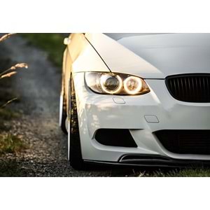BMW E92 2007+ - Tampon Lipi/Ön, Lip A Plus M Sport Arkym V1 Stil, Piano Black Parlak Ürün Yüzeyi, Vakum