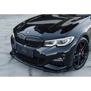 BMW G20 2019+ - Tampon Lipi/Ön, A Plus M Pack V1 Stil, Piano Black Parlak Ürün Yüzeyi, Vakum