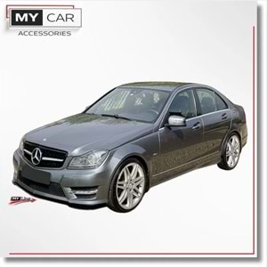 M. Benz W204 FL 2011+ - Tampon Lipi/Ön, A Plus AMG Line V1 Stil, Piano Black Parlak Ürün Yüzeyi, Vakum