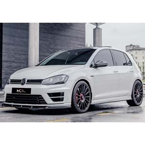 VW Golf Mk7 2012+ - Tampon Lipi/Ön, B Plus R V2 Stil, Piano Black Parlak Ürün Yüzeyi, Vakum