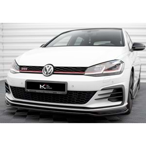 VW Golf Mk7 FL 2017+ - Tampon Lipi/Ön, B Plus GTI V2 Stil, Piano Black Ürün Yüzeyi, Vakum