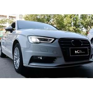 Audi A3 8V 2012+ - Far Matrix Dizayn, Led Dinamik Dönüş Işıkları Kayar Sinyal Krom İç Yüzey Set