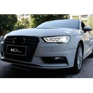 Audi A3 8V 2012+ - Far Matrix Dizayn, Led Dinamik Dönüş Aydınlatma, Kayar Sinyal Krom İç Yüzey Set