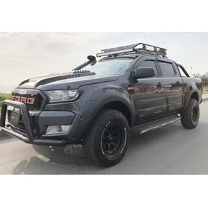 Ford Ranger Wildtrak T6 FL1 2015+ - Kaput Havalandırma Scoop Wildtrak, Mat Siyah Vkm.