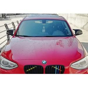 BMW F20 2011+ - Ayna Kapağı Batman M1 V1 Stil Geçme, Piano Black ABS Set