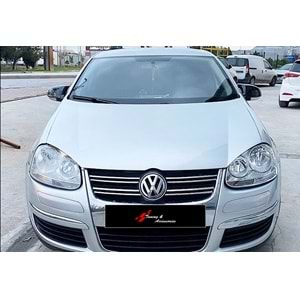 VW Jetta Mk5 2005+ - Ayna Kapağı Batman V1 Stil Yapıştırma , Piano Black ABS Set