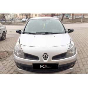 Renault Clio 3 2005+ - Ayna Kapağı Batman V1 Stil Yapıştırma , Piano Black ABS Set