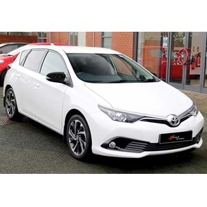 Toyota Auris 2012+ - Ayna Kapağı Batman V1 Stil Yapıştırma, Piano Black Ürün Yüzeyi ABS Set