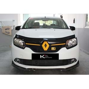 Renault Symbol 3 2012+ - Ayna Kapağı Batman V1 Stil Yapıştırma , Piano Black ABS Set