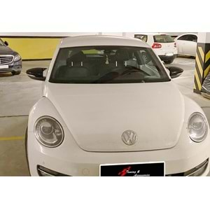 VW N. Beetle 2011+ - Ayna Kapağı Batman V1 Stil Yapıştırma , Piano Black ABS Set