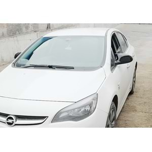 Opel Astra J 2009+ - Ayna Kapağı Batman V1 Stil Yapıştırma , Piano Black ABS Set