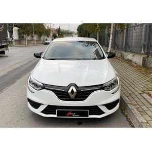 Renault Megane 4 2016+ - Ayna Kapağı Batman V1 Stil Yapıştırma, Piano Black Ürün Yüzeyi ABS Set