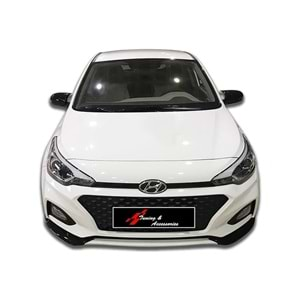 Hyundai I20 2014+ - Ayna Kapağı Batman V1 Stil Sinyalsiz Yapıştırma, Piano Black ABS Set