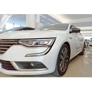 Renault Talisman 2015+ - Ayna Kapağı Batman V1 Stil Yapıştırma , Piano Black ABS Set