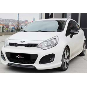 Kia Rio 2011+ - Ayna Kapağı Batman V1 Stil Yapıştırma Sinyalli , Piano Black ABS Set