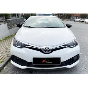 Toyota Corolla 2018+ - Ayna Kapağı Batman V1 Stil Yapıştırma , Piano Black ABS Set