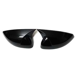 Audi A3 8V 2012+ - Ayna Kapağı, A Pls+ Batman V2 Stil, İthal/Yapıştırma, Piano Black Boyalı Ürün Yüzeyi, ABS, Set