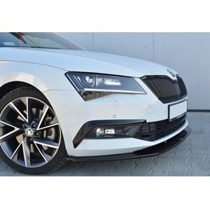 Skoda Superb Mk3 2015+ - Ön Tmpn. Kaşı Touch , Piano Black Ürün Yüzeyi, Vkm.