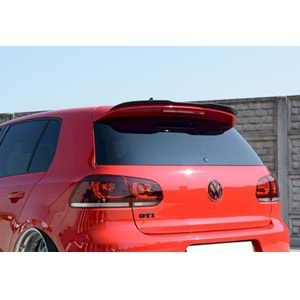 VW Golf Mk6 2008+ - Spoiler GTI Highline R V2 Max Design Tavan Üzeri, Piano Black Ürün Yüzeyi Vkm.